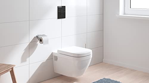 Placa de descarga GROHE Start en negro brillo para cisterna empotrada 5