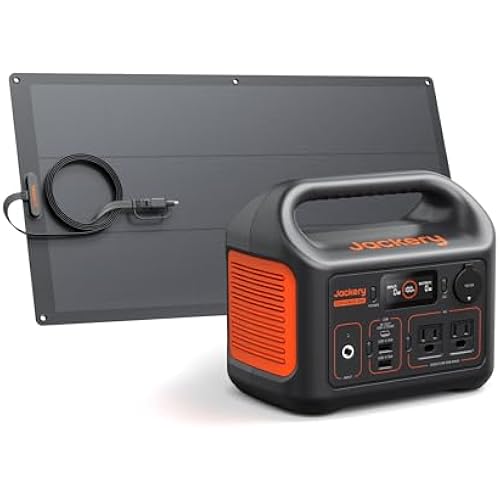 Jackery Solar Generator 300 and SolarSaga 100W Light,292Wh,300W AC