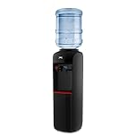 VECYS Hot and Cold Water Cooler Dispenser 3 or 5 Gallon with Child Safety Lock, Built-in Refrigerating Compressor and 304 Stainless Steel Reservior, BY557