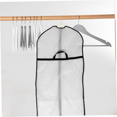 2pcs Garment Bags for Storage Space Saving Hanging Clothes Covers Reusable Dust Protection for Wedding Dresses Suits and Coats Convenient Closet Organizer4