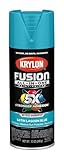 Krylon Fusion All-In-One Adhesive Spray Paint for Indoor/Outdoor Use, 12 oz, Lagoon...