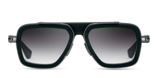 Dita LXN-EVO DT DTS403 A-05 Matte Black/Black Iron Metal Navigator Sunglasses Grey Gradient Lens2