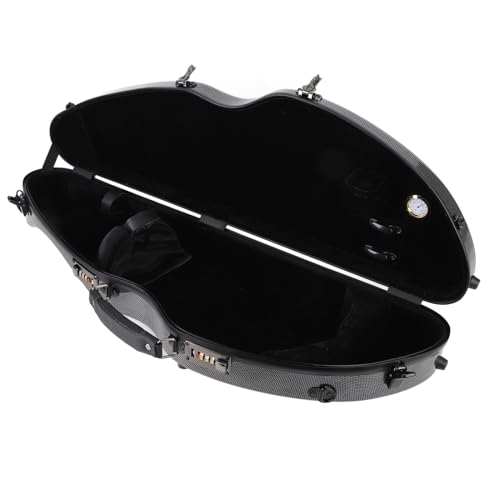 RiToEasysports Estuche para Violín, Estuche Profesional Liviano de Fibra de Carbono 4/4 de Tamaño...