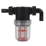 Contenuto della confezione e scopo: la confezione contiene 1 filtro per sedimentazione del tubo flessibile progettato per tubo da giardino, pompa e sistemi di irrigazione per intrappolare i detriti prima che raggiungano l'idropulitrice o la pompa.