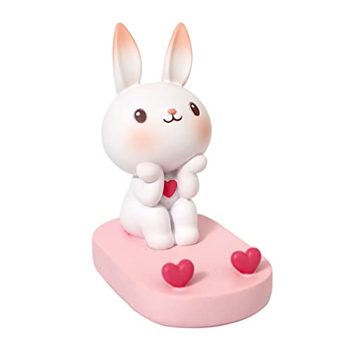 Gatuida F5744N416II6Z0AE2 Phone Stand, Cute Rabbit Smartphone Stand Phone Holder Cartoon Animal cover