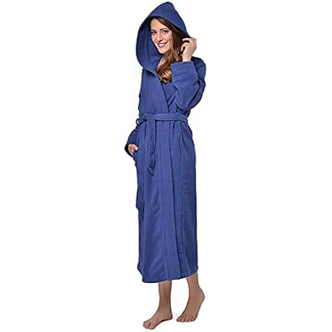RAIKOU Albornoz de Baño para Mujer con Capucha Cover