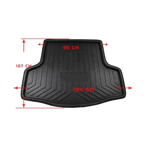 Tapis de coffre pour Versa et Almera 2012-2018 imperméable sur mesure - 4