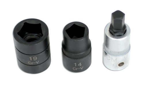 Laser 4512 Pentagono Socket & Bit Set 3Pc