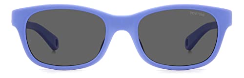 Polaroid Kids Pld K006/S 789 Lilac Sunglasses Kid Rubber, Rectangular, 44 - 2