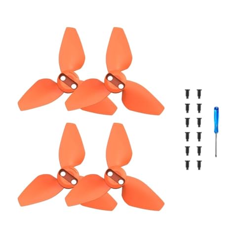 Pales d'hélice de rechange pour drone anti-vibration lot de 2 paires rapides orange