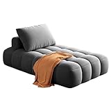 MPLFHSYOS Sofá de Felpa Estilo francés Color Crema con diseño de Gato, Dormitorio y balcón(1.75M)