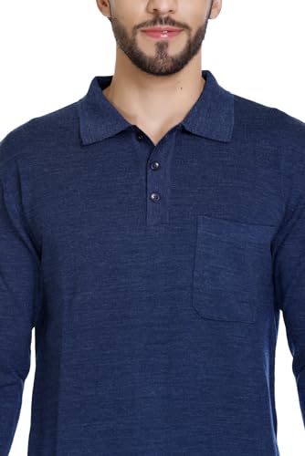 Image of In Love Men's Cotton Blend Warm Winter Wear Top Full Sleeves