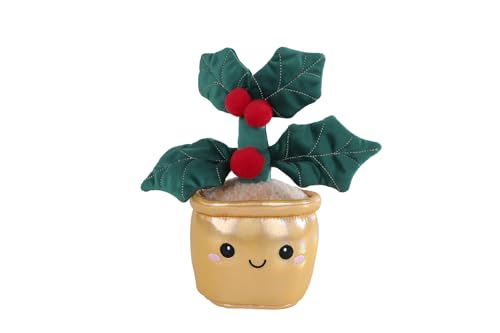 Plante en peluche douce houx de Noël Vedes création textile premium - 3