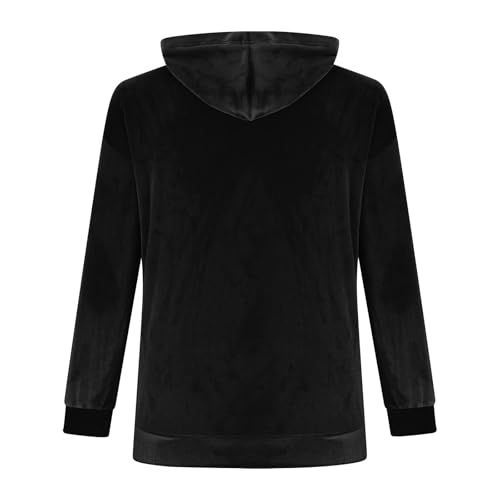 Bidobibo Velvet Hoodies for Girls Oversized Cute Long Sleeve Preppy Sweatshirt Fall Fashion Trendy Hoodie Clothes for Teens3