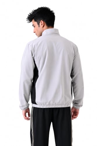 Image of FITINC Men's Sports Jacket | Regular Fit | Full Zip | Zipper Pockets | Jacket for Gym, Running, Cycling & Travel