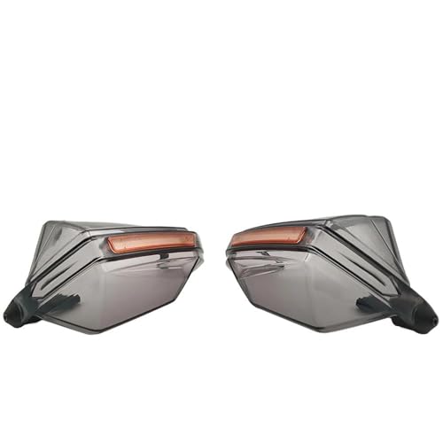 Protège-mains guidon universels gris 22mm pour protection contre les chocs moto
