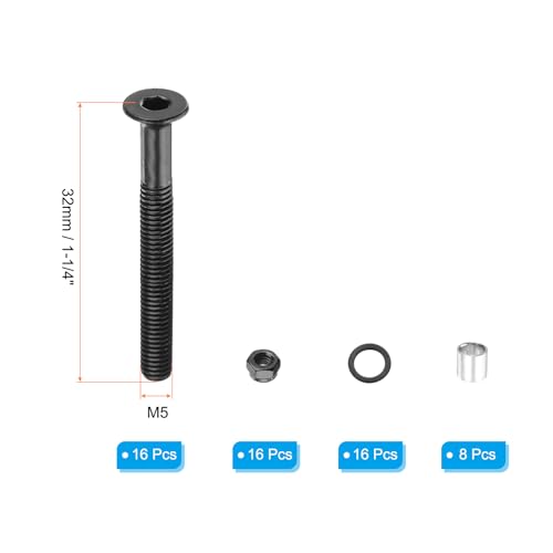 PATIKIL Skateboard Hardware Kit