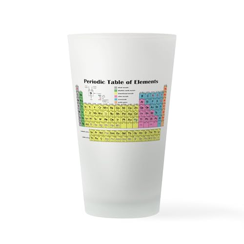 CafePress Periodic Table Of Elements Pint Glass, 16 oz. Drinking Glass