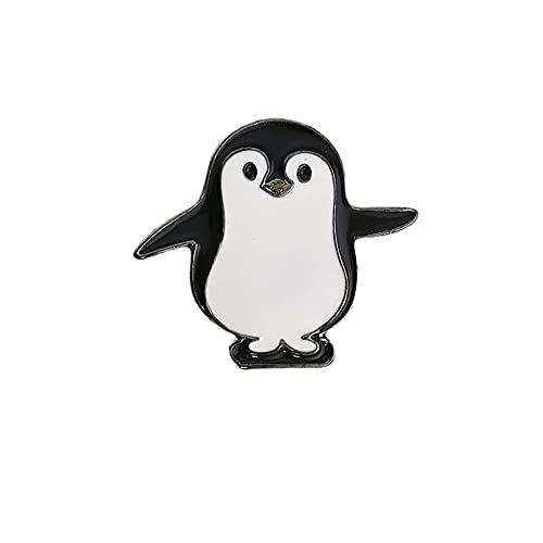 Image of Cute Penguin Lapel Shawl Brooch Pin Enamel Animal Cartoon Pins Backpacks Badge Jackets Hats Dress Sweater Anti-light Brooches Pins Fashion Jewelry Gifts for Women Girls Accessories