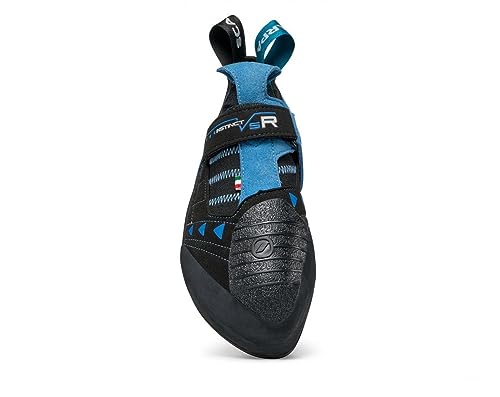 Scarpa Instinct Vsr Rock Climbing Shoes For Sport Climbing And Bouldering - Black/Azure - 9.5-10 #TOP5