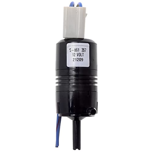 Trico Spray Windshield Washer Pump (11-605) Fits Select Acura, Audi, Bmw, Chevy, Dodge, Honda, Jaguar, Mercedes-Benz, Mini Cooper, Mitsubishi, Nissan, Porsche, Ram, Saturn, Toyota, Volkswagen, And Volvo Model Years #TOP1