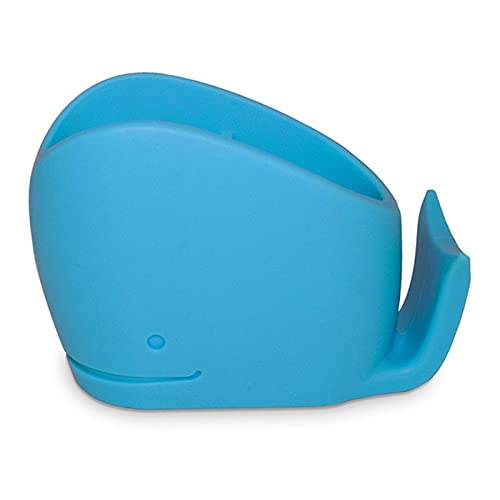 Silicone Whale Toothbrush Holder for Kids, Home Fun Kids Animal Toothbrush Holder, Bathroom Organizer, Pencil Cup