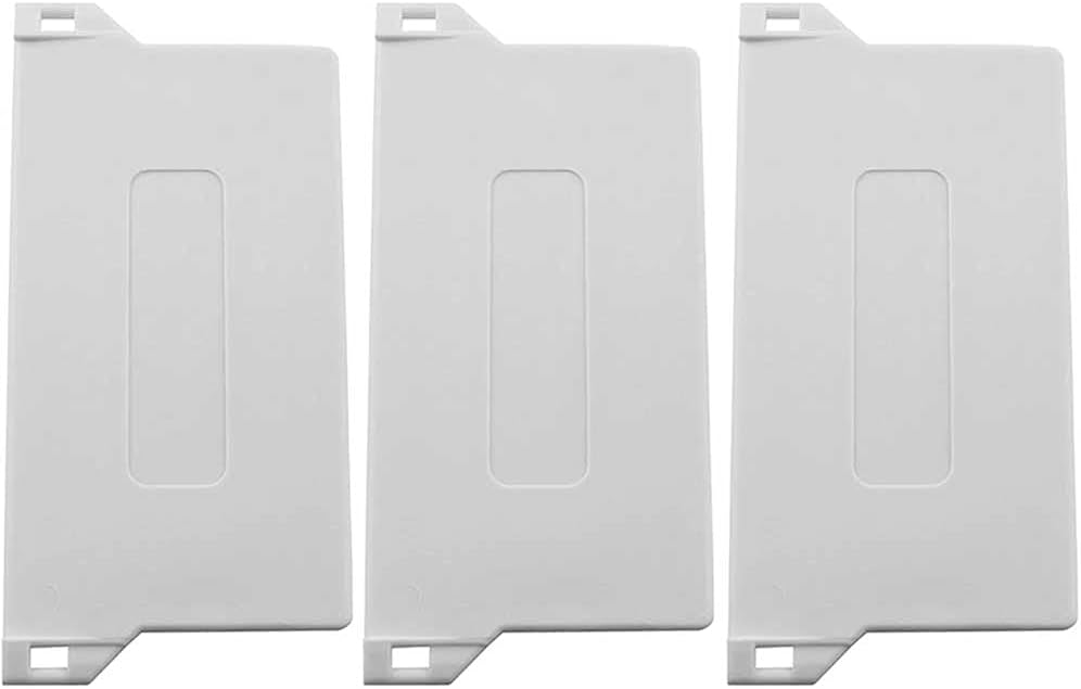 10 Pcs 89mm Vertical Blind Weights Plastic Vertical Blind Bottom Plates Vertical Blind Accessories for Slats Drapes Curtain Repair Spare Parts
