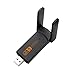 Produktbild Wireless Network Card High-Speed Dual Band Black AC1900Mbps USB 3.0 Dual Booster Antenne WiFi Transceiver für PC Computer Equipment Zubehör, Kunststoff, Metall