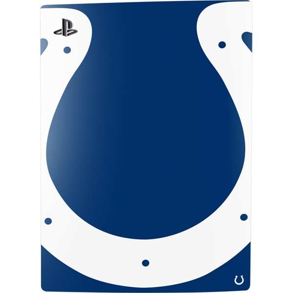 Skinit Decal Gaming Skin Compatible with PS5 Bundle - Officially Licensed NFL Indianapolis Colts Large Logo Design