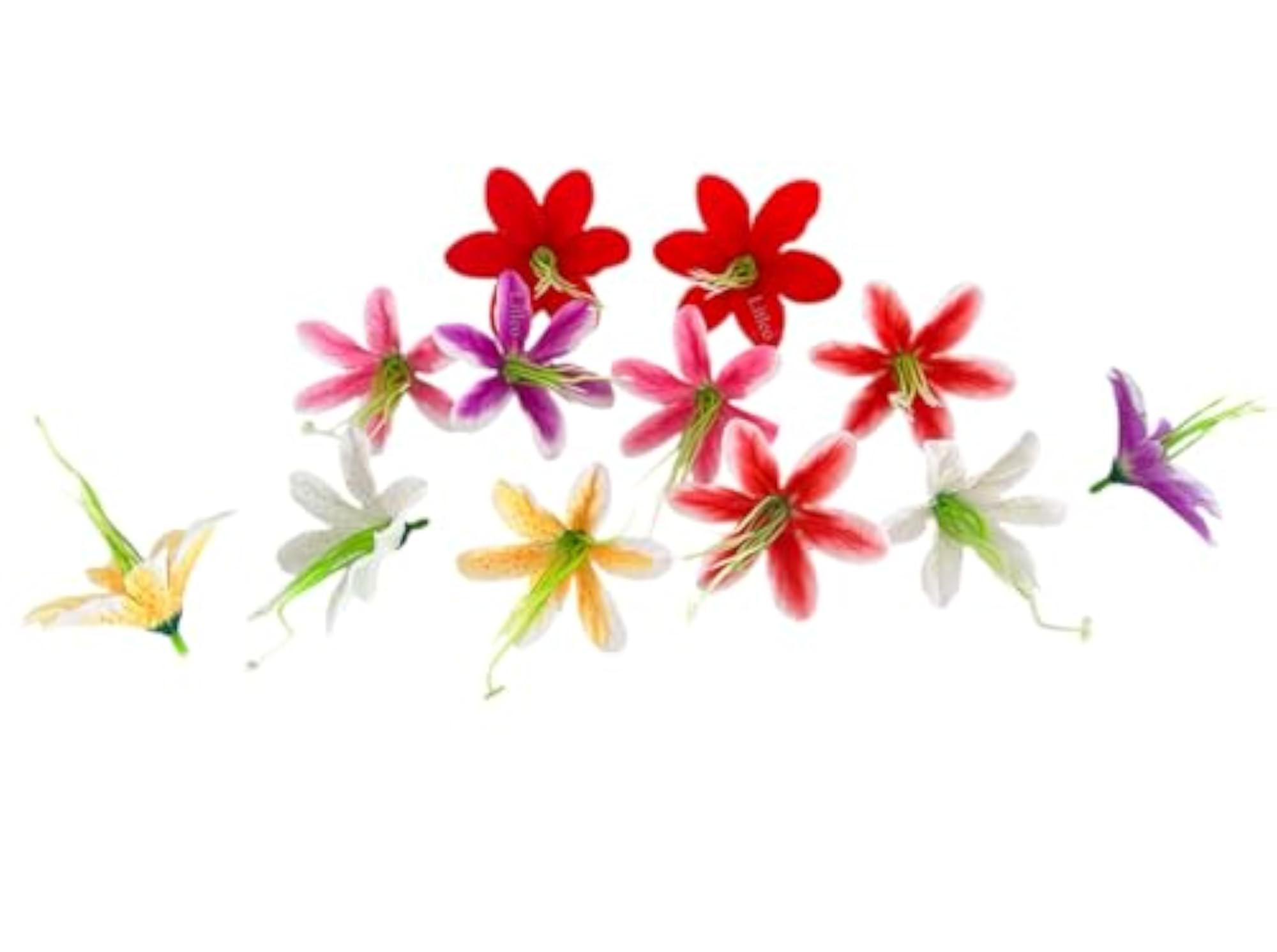 Artificial Mixed Flower Box Set, 24 Pcs