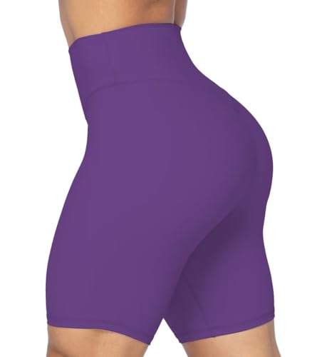 Image of Sunzel No Front Seam High Waist Biker Shorts for Women, Squat Proof Yoga Workout Gym Bike Shorts | 3, 5 Or 8-Inch Inseam, High Waisted, Tummy Control, No Front Seam, Buttery Soft, Compression Fit, Squat Proof