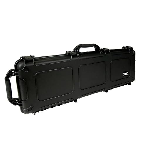 RTIC Rolling Travel Hard Shell Carrying Case, Large Protective Cases with Foam for Electronics, Hunting Gear Equipment, Musical Instrument, Tactical, and More, Black, 43