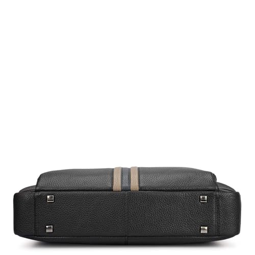 Image of Da Milano LeatherLaptop Bag for Men & Women | Laptop Messenger Bag | Fits Up To 15 inch Laptop | Ideal for Office Purpose (10122)