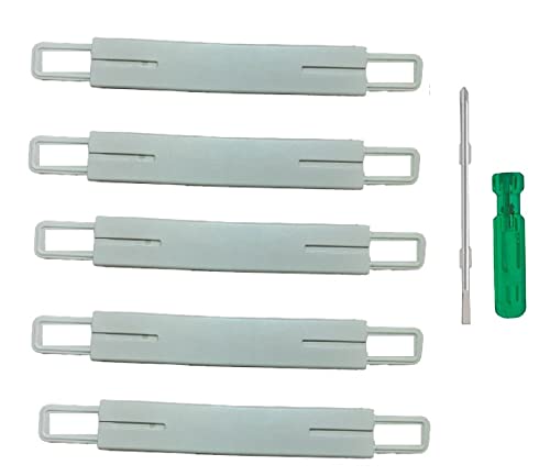 Image of Black Spare Strap Handle Repair & Replacement for VIP, Skybag, Safari, American turister Suitcase Box Luggage,Trolley Suitcases (5GREY Handle+1SCREW)