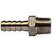 MIDLAND INDUSTRIES 73972 Reducing Hose Nipple, 1/2-in Hose Barb x 3/8-in Male NPT, 304 Stainless Steel