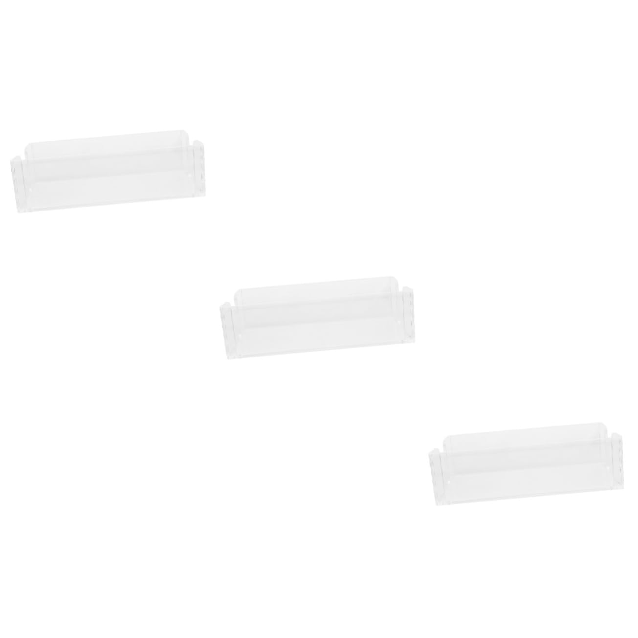 Didiseaon 3 Pièces Porte-Serviette sans étiquette Distributeur Titulaire ustensile sirop Accessoire Cafe Accessoire café Organisateur de Serviette Porte-mouchoirs en Papier Acrylique