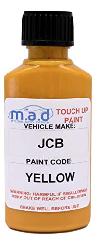 TOUCH UP PAINT FOR JCB YELLOW TOUCH UP PAINT 30ML MACHINERY PLANT TRACTOR DIGGER REPAIR EXCAVATOR
