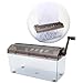 Vaveren Portable Hand Shredder Desktop Stationery Manual Shredder Paper Cutter Machine for Teaching with Basket Crusher