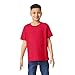 Gildan Unisex Child Youth Heavy Cotton T-shirt, Style G5000b, 2-pack, Red, Medium US