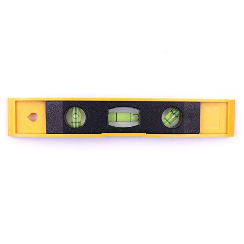 Magnetic Torpedo Level, 3 Bubble Spirit Level Magnetic Ruler Level Measuring Instrument Tool (9