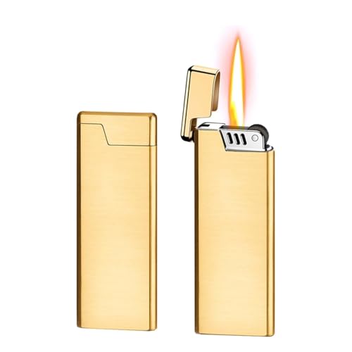 Encendedor de llama suave ajustable con encendido de rueda clásico 2