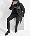 DKNY Men's Water Resistant Hooded Fashion Cold Weather Jacket, Black