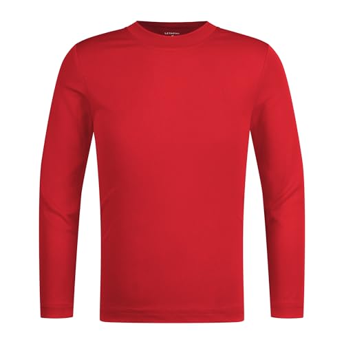 Image of LETAOTAO UPF 50+ Boys Neon Rash Guard Long Sleeve Swim Shirt