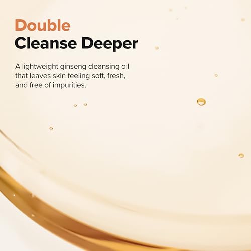 Beauty of Joseon Ginseng Cleansing Oil Waterproof Makeup Remover for Sensitive, Acne-Prone Facial Skin. Korean Skin Care for Men and Women, 210ml, 7.1 fl.oz - Image 4