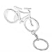 Picapoo Porte-clés créatif en alliage de zinc pour décapsuleur de bouteille de bière ou de vélo, idéal pour les amateurs de vélo, cadeau de fête, décapsuleur