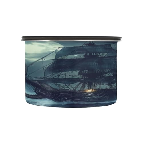 Lata Hermética de Acero Inoxidable para Café 17oz