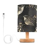 Lampe de table Plug and Play : cette lampe de lecture de bureau avec câble d'interface USB, Plug and Play pour une utilisation facile. Lampe de chevet à bouton Swich, facile à allumer/éteindre la lampe de table, intensité non variable.