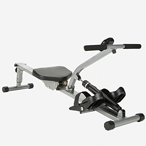 Image of Fitness Equipment Rowing Machine Folding Home Silent Hydraulic Rower Trainer Fitness Equipment 12 Resistance Adjustment