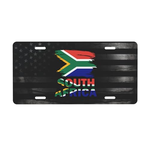 Vintage South Africa Flag Decorative Sign 6x12 Inch Aluminum Home Outdoor Decoration