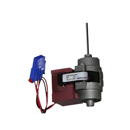 QPOGRMJR Motor de Ventilador Compatible con refrigerador Siemens DC Cooling D4612AAA21 DC12V 2.5W 2200RPM, radiador y congelador.